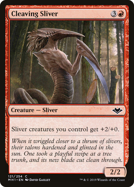 Cleaving Sliver (MH1-121) [Modern Horizons] MTG Single Wizards of the Coast