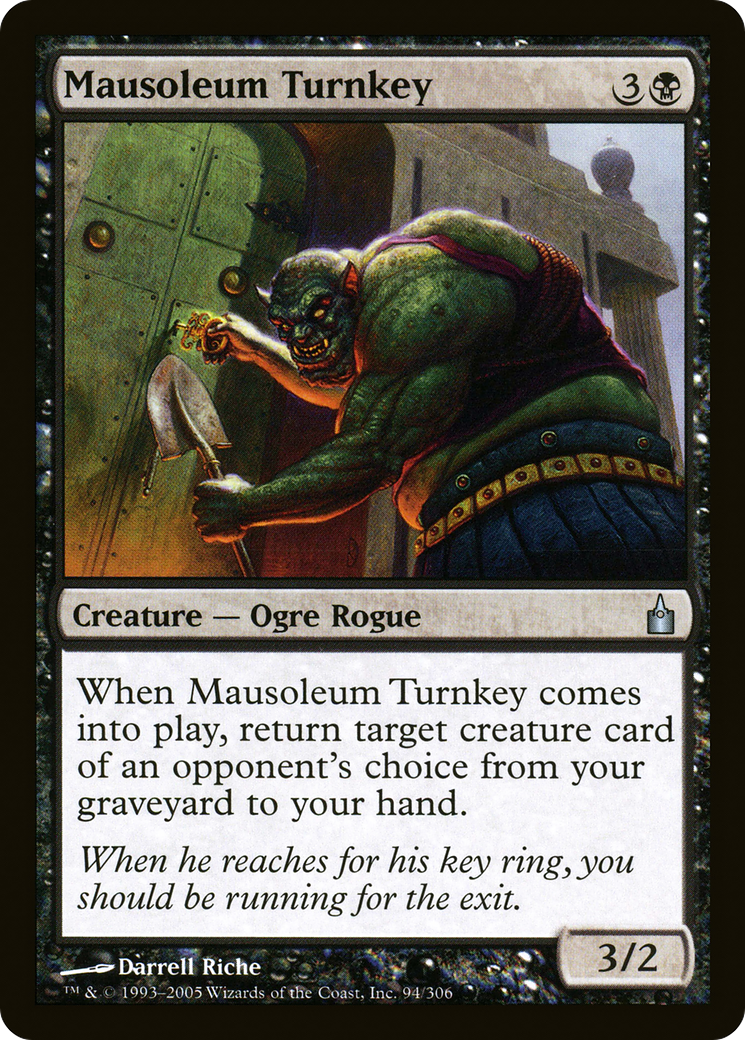 Mausoleum Turnkey (RAV-094) [Ravnica: City of Guilds] MTG Single Wizards of the Coast