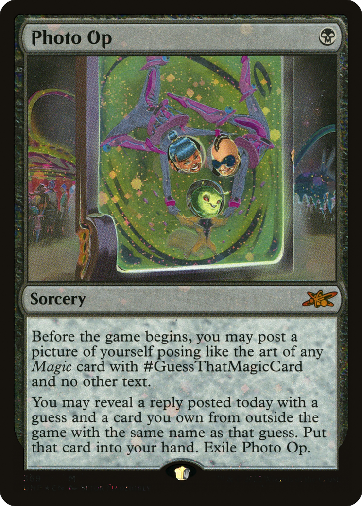 Photo Op (Galaxy Foil) (UNF-369) [Unfinity] Foil MTG Single Wizards of the Coast