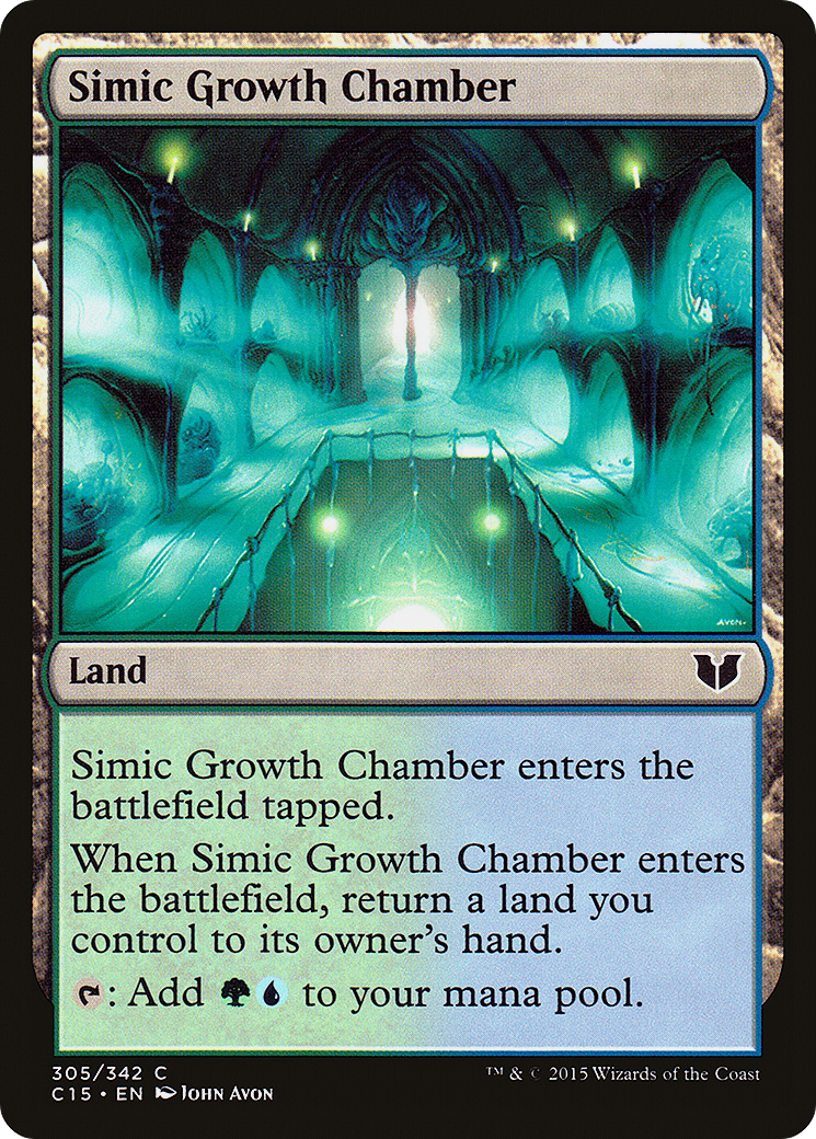 Simic Growth Chamber (C15-305) [Commander 2015] MTG Single Wizards of the Coast