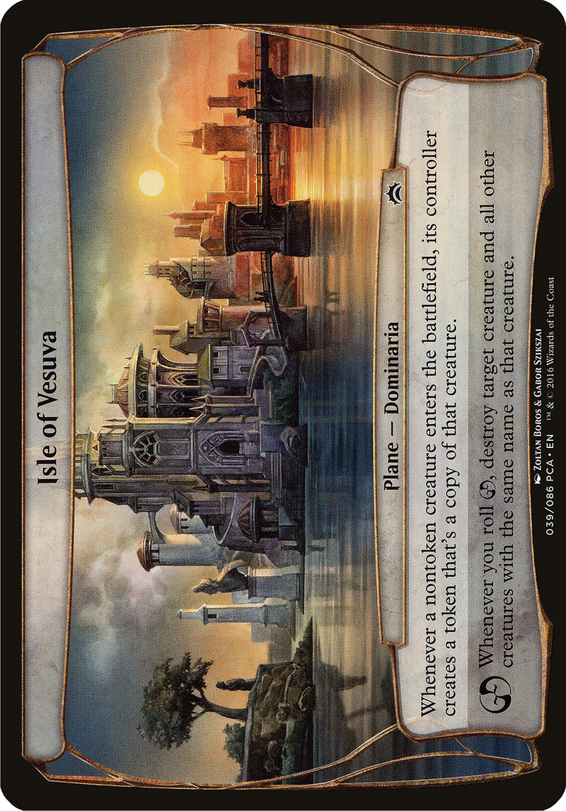 Isle of Vesuva (Planechase Anthology) (OVER-) [Oversized] Planechase Anthology Planes MTG Single Wizards of the Coast
