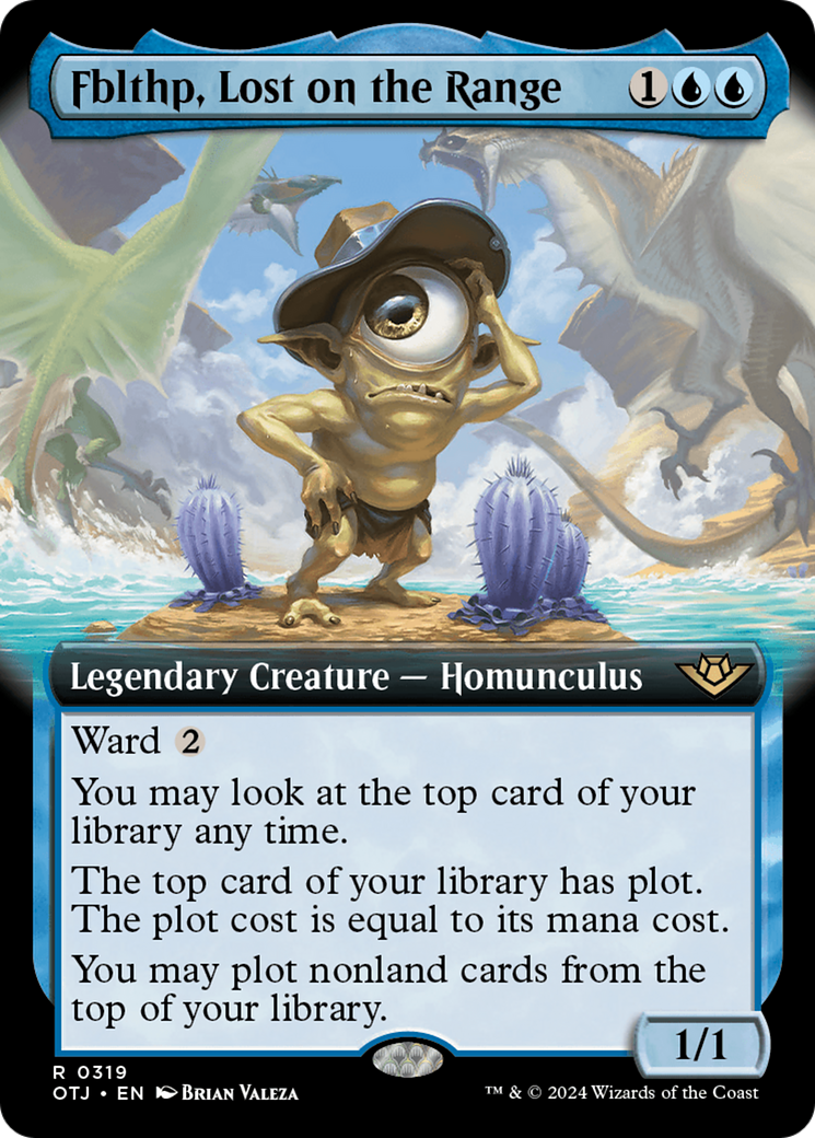 Fblthp, Lost on the Range (OTJ-319) [Outlaws of Thunder Junction] (Extended Art) MTG Single Wizards of the Coast