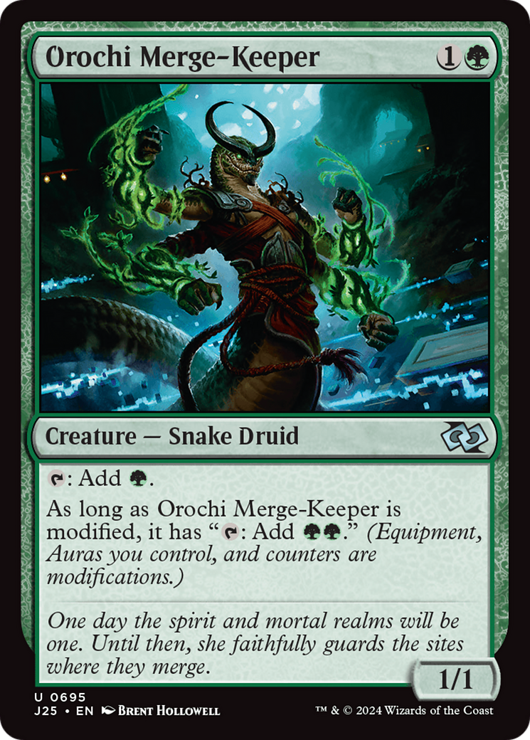 Orochi Merge-Keeper (J25-695) [Foundations Jumpstart] MTG Single Wizards of the Coast