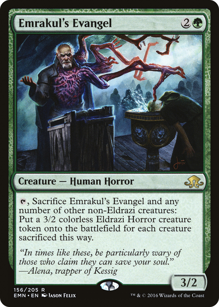 Emrakul's Evangel (EMN-156) [Eldritch Moon] MTG Single Wizards of the Coast