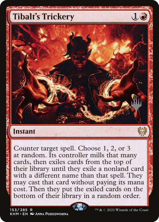 Tibalt's Trickery (PPKHM-153) [Kaldheim Promos] MTG Single Wizards of the Coast