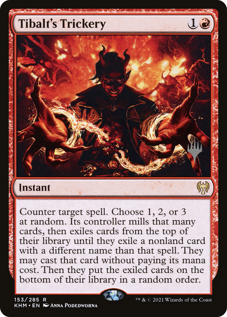 Tibalt's Trickery (PPKHM-153) [Kaldheim Promos] Foil MTG Single Wizards of the Coast
