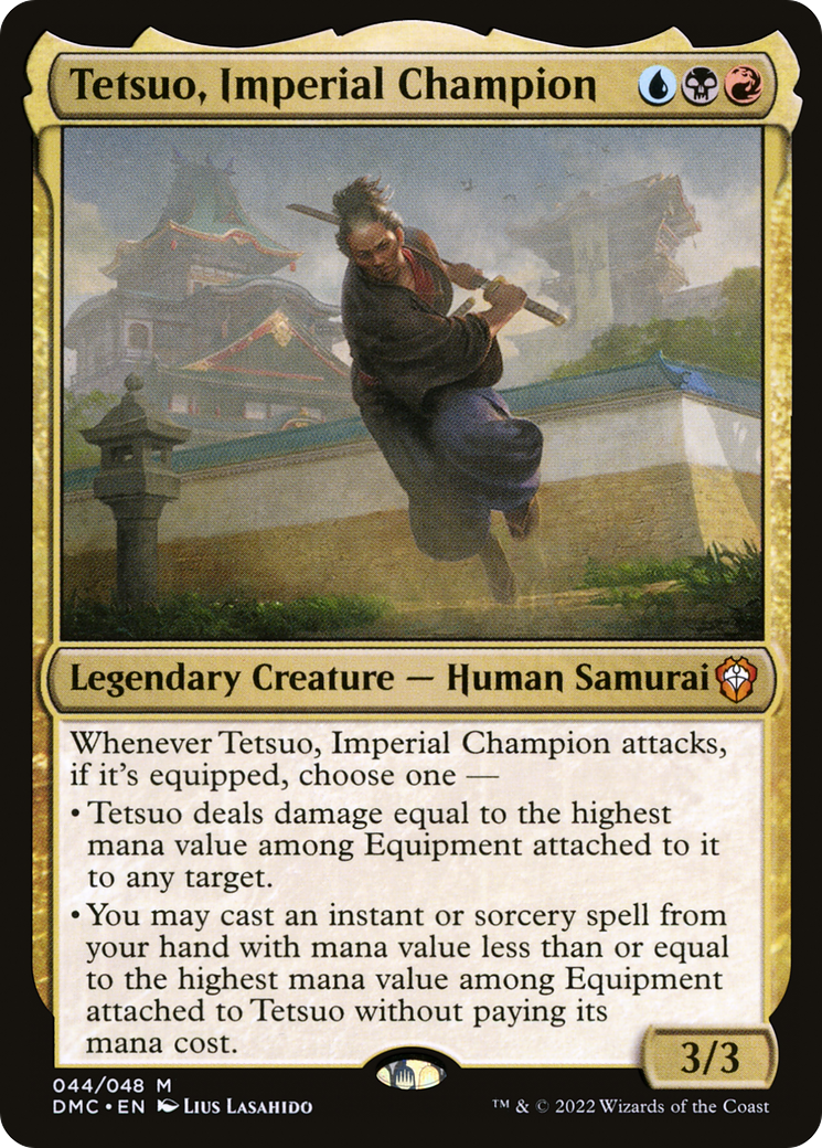 Tetsuo, Imperial Champion (DMC-044) [Dominaria United Commander] Foil MTG Single Wizards of the Coast