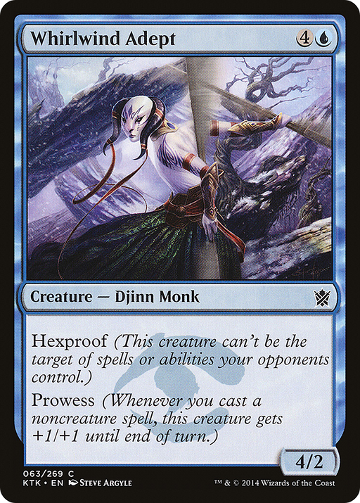 Whirlwind Adept (KTK-063) [Khans of Tarkir] MTG Single Wizards of the Coast