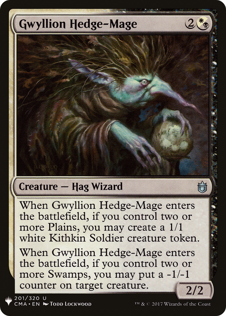 Gwyllion Hedge-Mage (LIST-201) [Mystery Booster] The List MTG Single Wizards of the Coast