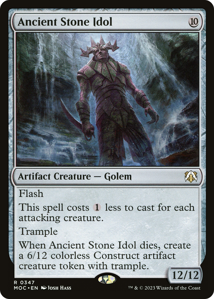Ancient Stone Idol (MOC-347) [March of the Machine Commander] MTG Single Wizards of the Coast