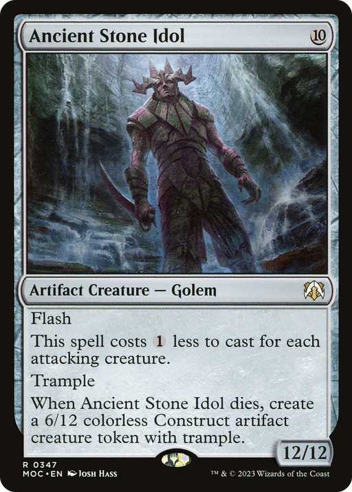 Ancient Stone Idol (MOC-347) [March of the Machine Commander] MTG Single Wizards of the Coast