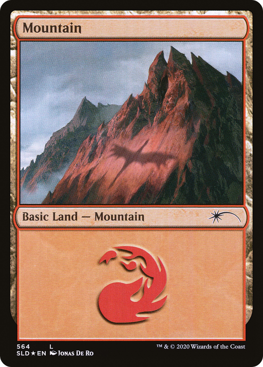 Mountain (SLD-564) [Secret Lair] Drop Foil MTG Single Wizards of the Coast