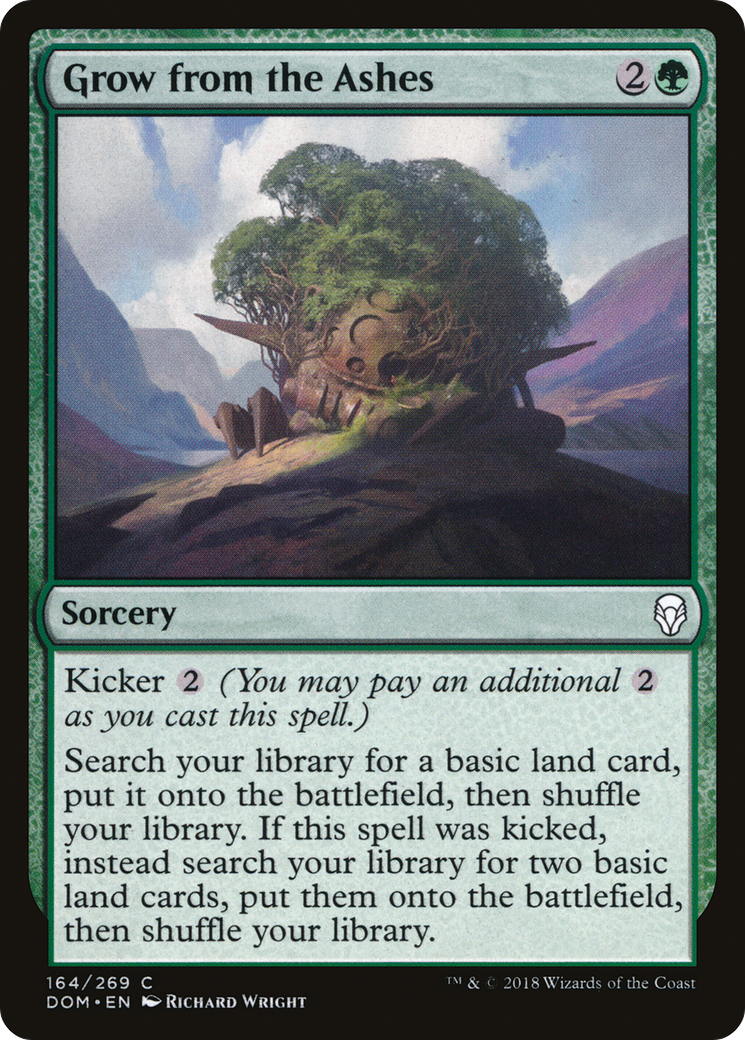 Grow from the Ashes (DOM-164) [Dominaria] MTG Single Wizards of the Coast