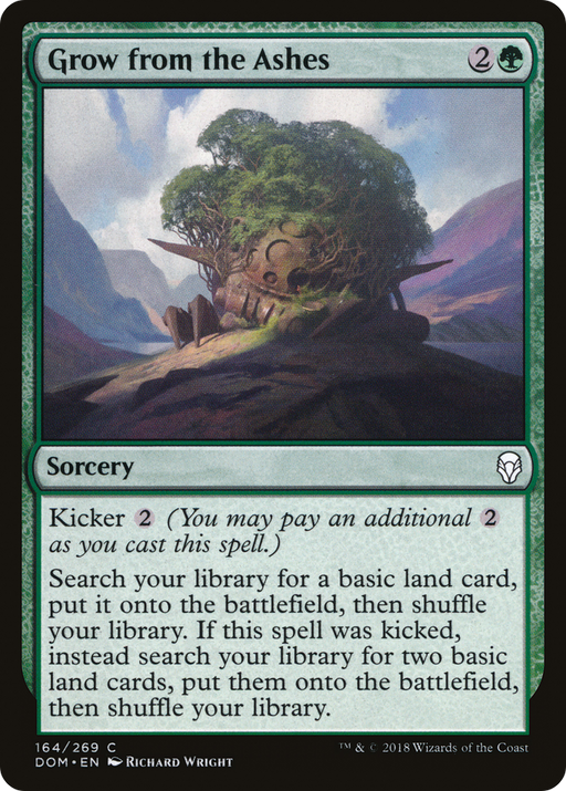 Grow from the Ashes (DOM-164) [Dominaria] MTG Single Wizards of the Coast