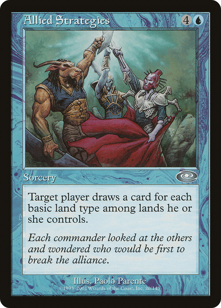 Allied Strategies (PLS-020) [Planeshift] MTG Single Wizards of the Coast