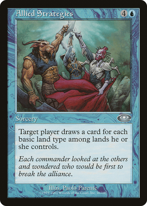 Allied Strategies (PLS-020) [Planeshift] MTG Single Wizards of the Coast