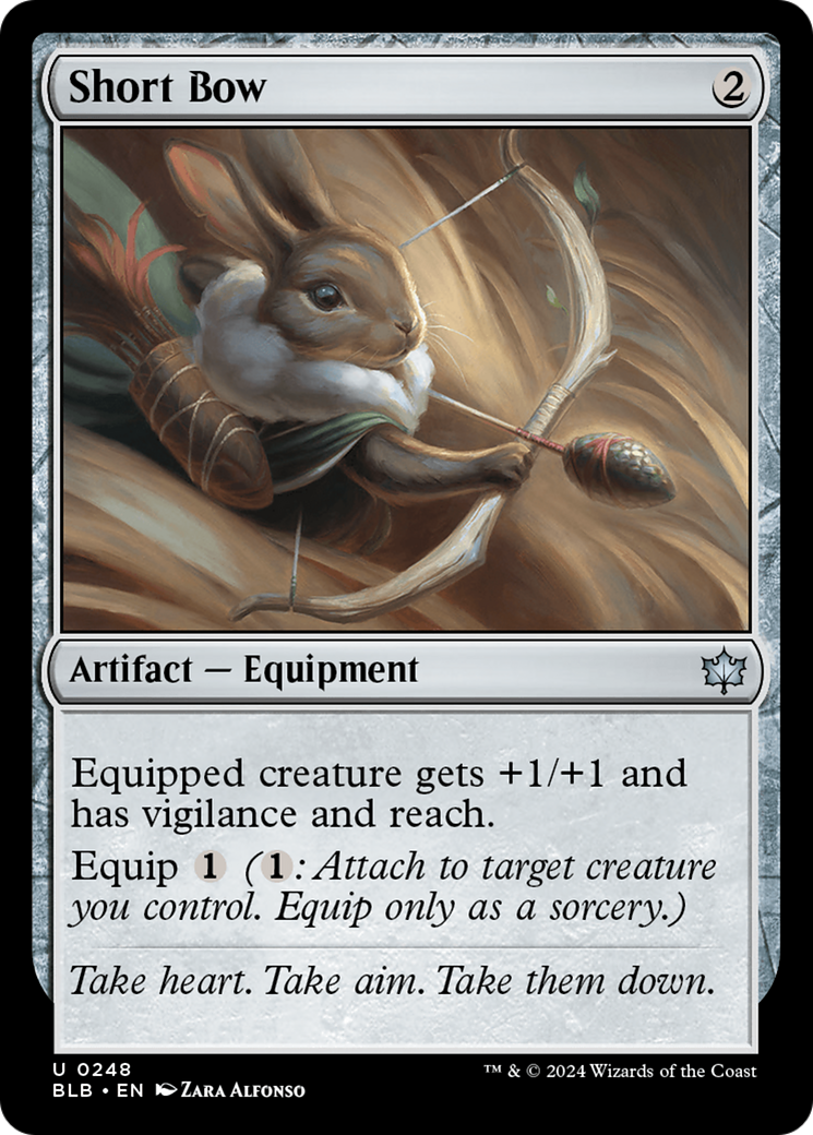Short Bow (BLB-248) [Bloomburrow] MTG Single Wizards of the Coast