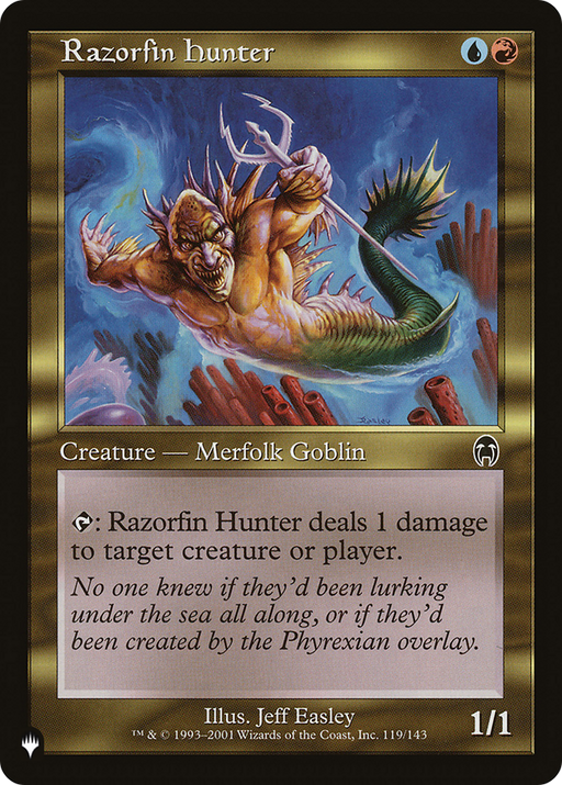 Razorfin Hunter (LIST-APC-119) [Mystery Booster] The List MTG Single Wizards of the Coast