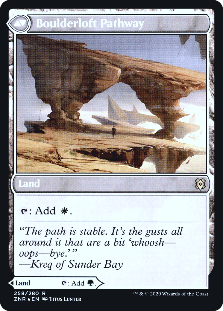Branchloft Pathway (PRE-258) [Zendikar Rising Promos] Foil MTG Single Wizards of the Coast