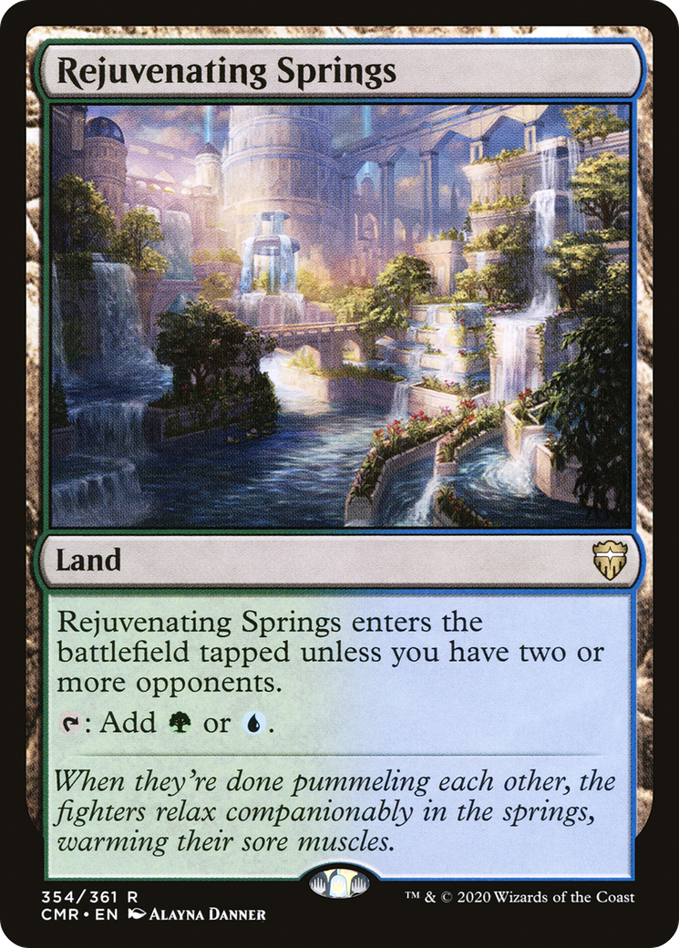 Rejuvenating Springs (CMR-354) [Commander Legends] MTG Single Wizards of the Coast