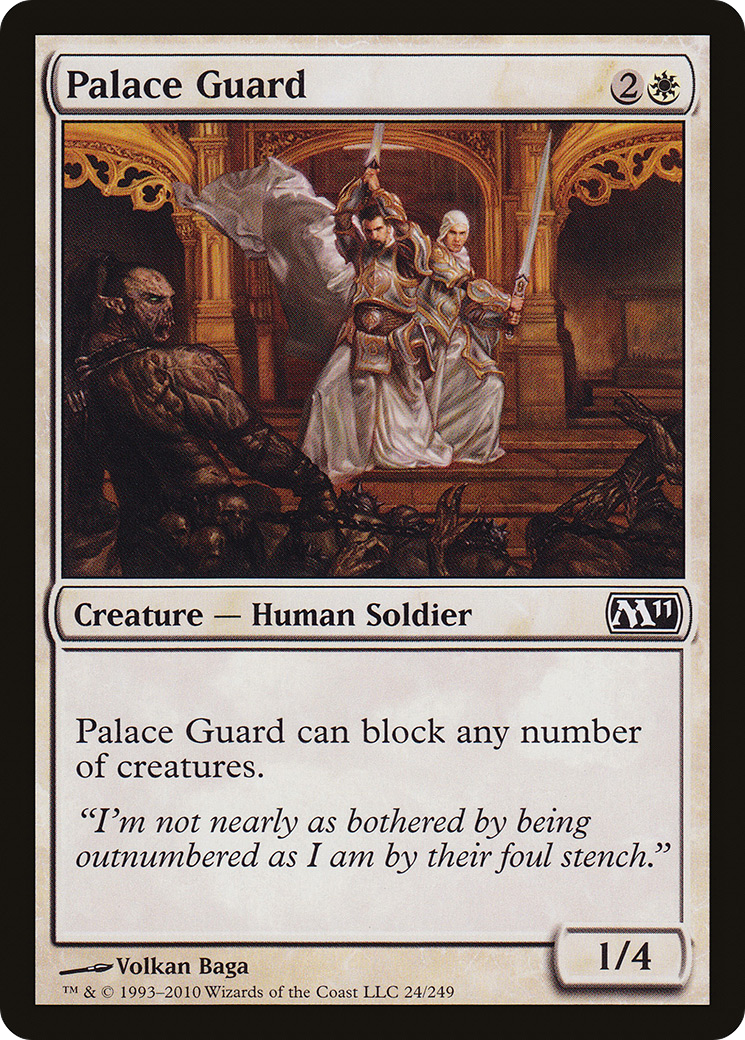 Palace Guard (M11-024) [Magic 2011] MTG Single Wizards of the Coast