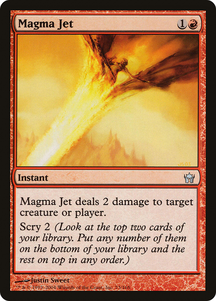 Magma Jet (5DN-073) [Fifth Dawn] MTG Single Wizards of the Coast