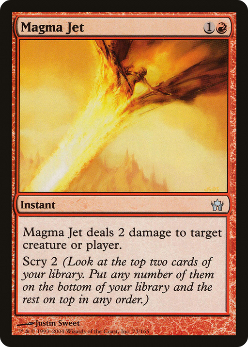 Magma Jet (5DN-073) [Fifth Dawn] MTG Single Wizards of the Coast