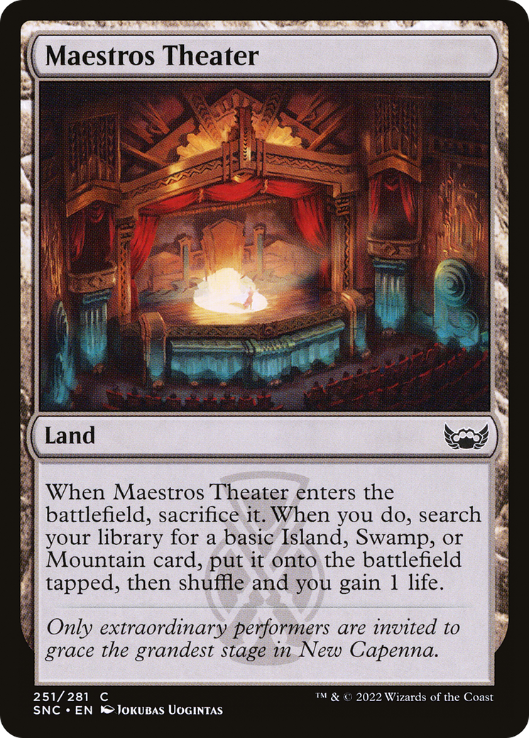 Maestros Theater (SNC-251) [Streets of New Capenna] MTG Single Wizards of the Coast