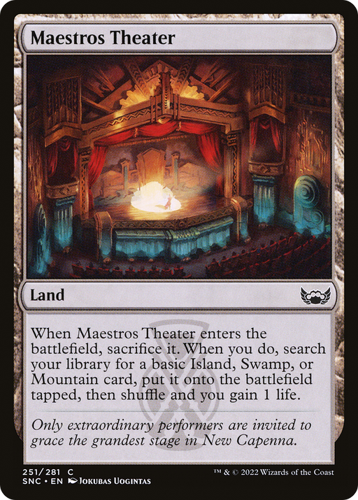 Maestros Theater (SNC-251) [Streets of New Capenna] MTG Single Wizards of the Coast