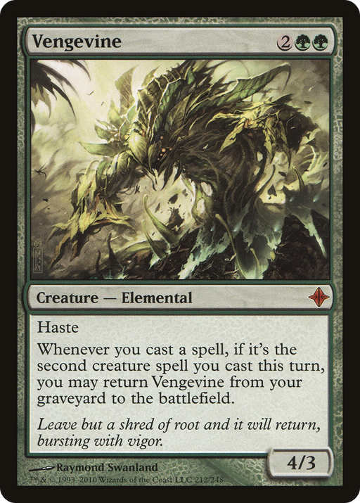 Vengevine (ROE-212) [Rise of the Eldrazi] MTG Single Wizards of the Coast