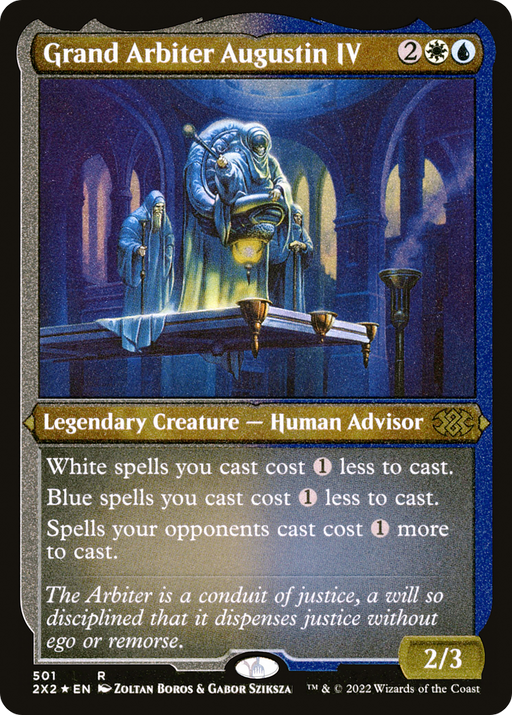Grand Arbiter Augustin IV (Foil Etched) (2X2-501) [Double Masters 2022] Foil MTG Single Wizards of the Coast