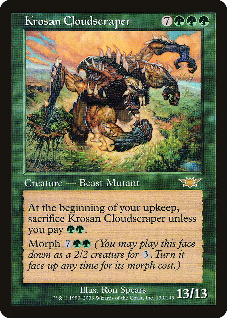 Krosan Cloudscraper (LGN-130) [Legions] Foil MTG Single Wizards of the Coast