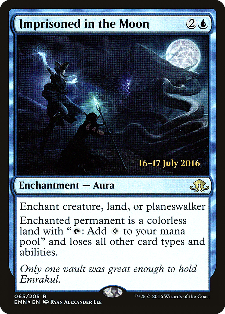 Imprisoned in the Moon (PRE-065) [Eldritch Moon Promos] Foil MTG Single Wizards of the Coast