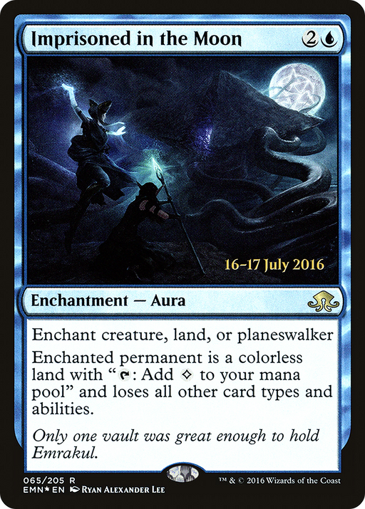 Imprisoned in the Moon (PRE-065) [Eldritch Moon Promos] Foil MTG Single Wizards of the Coast