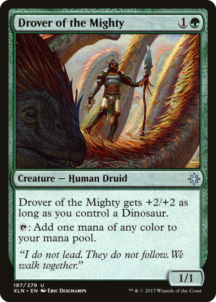 Drover of the Mighty (XLN-187) [Ixalan] MTG Single Wizards of the Coast