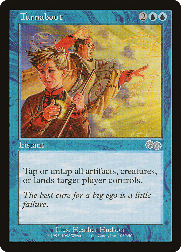 Turnabout (USG-105) [Urza's Saga] MTG Single Wizards of the Coast