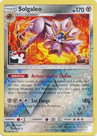 Solgaleo () Reverse Holofoil [Promos: League & Championship Cards] Pokemon Single Pokémon