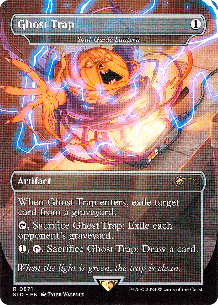 Ghost Trap - Soul-Guide Lantern (Rainbow Foil) (SLD-871) [Secret Lair] Drop (Borderless) Foil MTG Single Wizards of the Coast