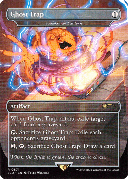 Ghost Trap - Soul-Guide Lantern (Rainbow Foil) (SLD-871) [Secret Lair] Drop (Borderless) Foil MTG Single Wizards of the Coast