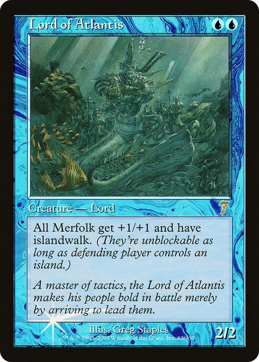 Lord of Atlantis (7ED-083) [7th Edition] MTG Single Wizards of the Coast