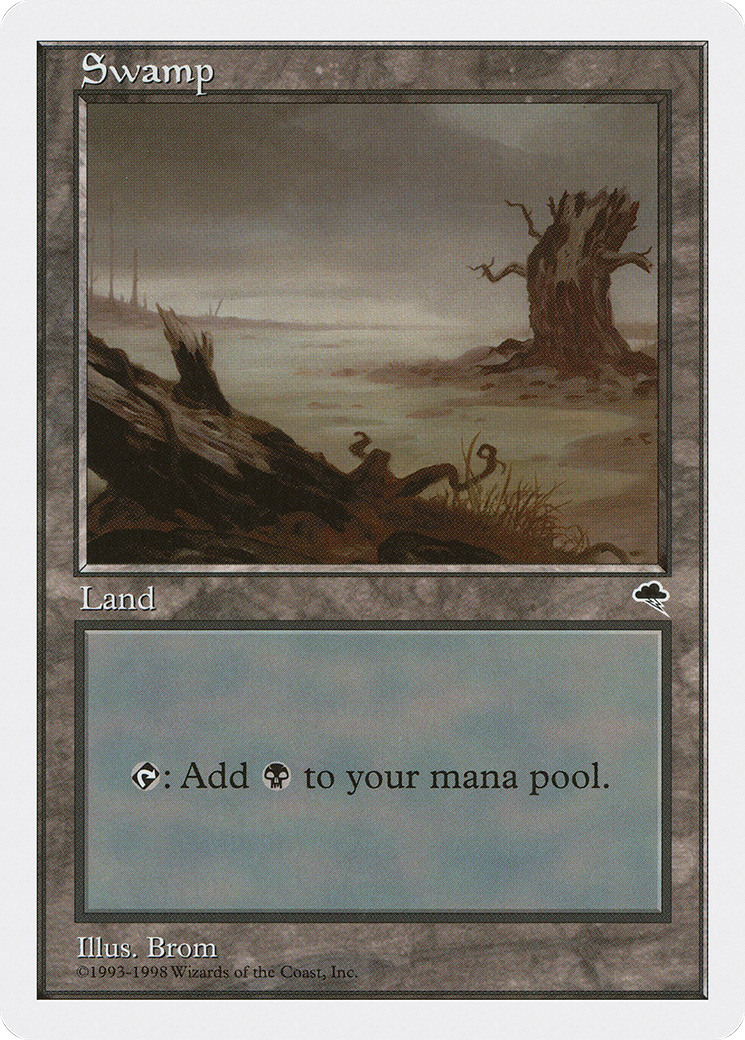 Swamp (Tempest) (ATH-043) [Anthologies] MTG Single Wizards of the Coast