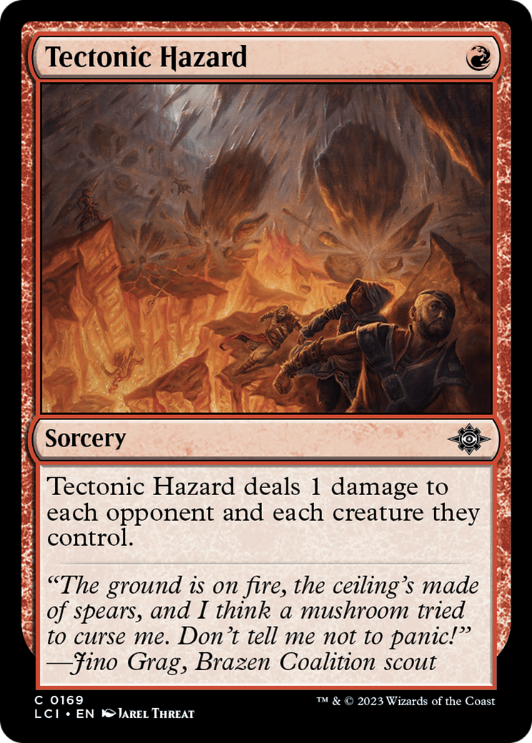 Tectonic Hazard (LCI-169) [The Lost Caverns of Ixalan] Foil MTG Single Wizards of the Coast