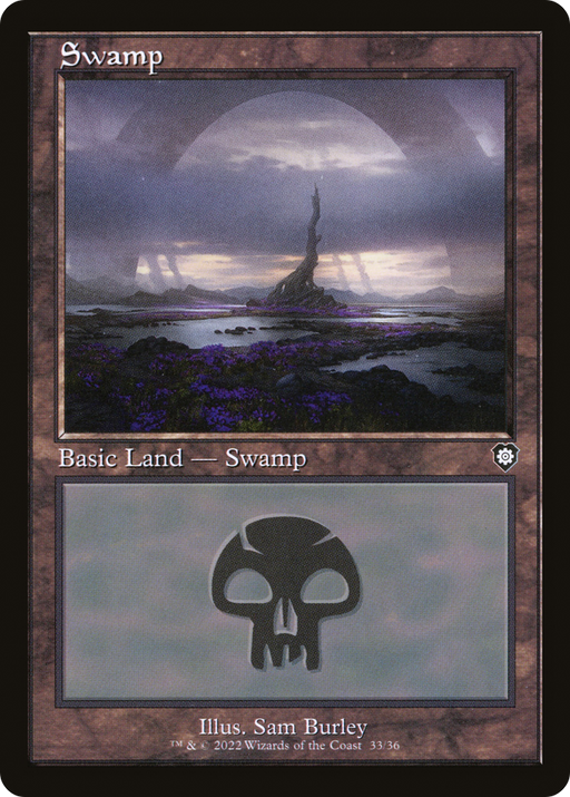 Swamp (33) (BRC-033) [The Brothers' War Commander] MTG Single Wizards of the Coast