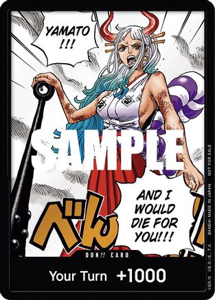 DON!! Card (Yamato) (1st Anniversary DON!! Card Pack) [One Piece Promotion Cards] Foil One Piece Single Bandai