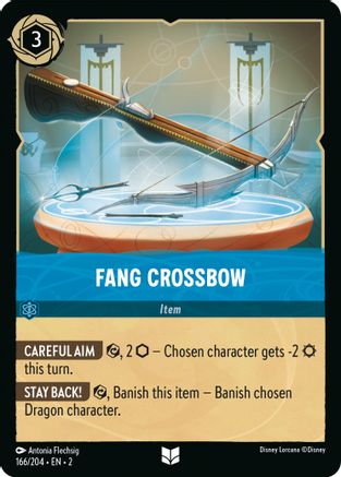 Fang Crossbow (166/204) [Rise of the Floodborn] Lorcana Single Disney