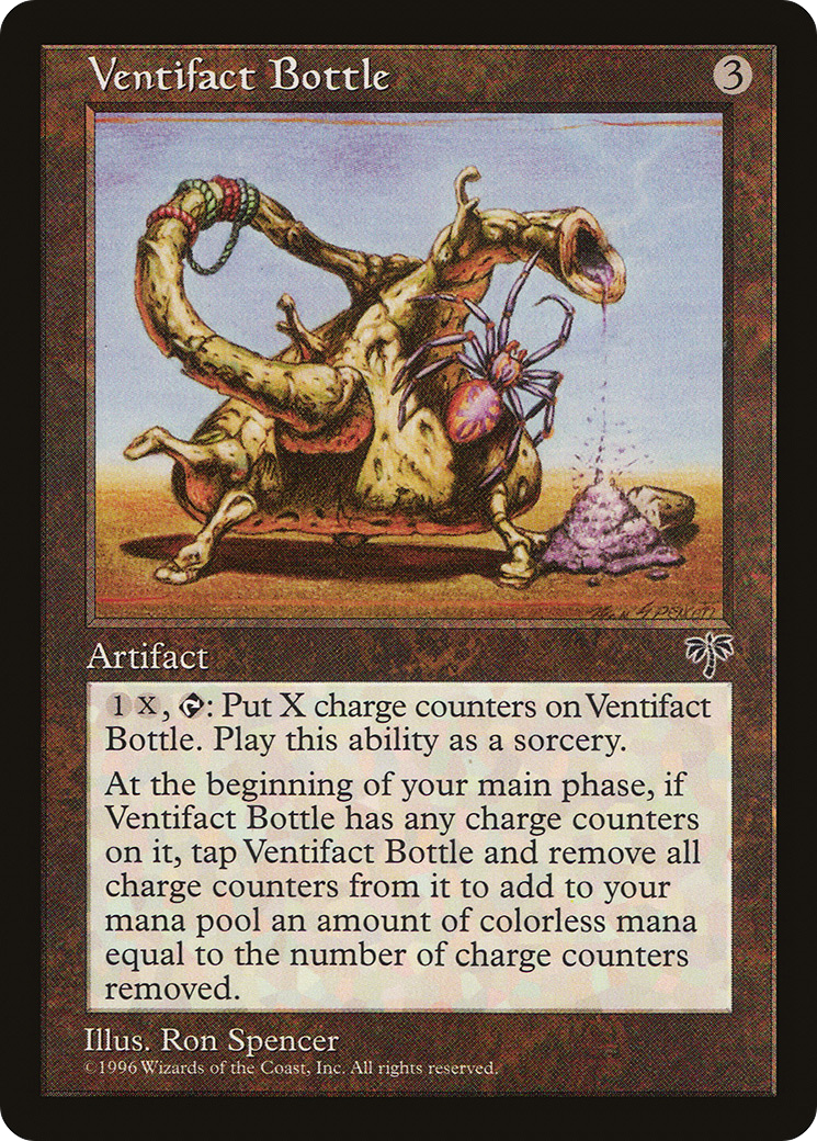 Ventifact Bottle (MIR-323) [Mirage] MTG Single Wizards of the Coast