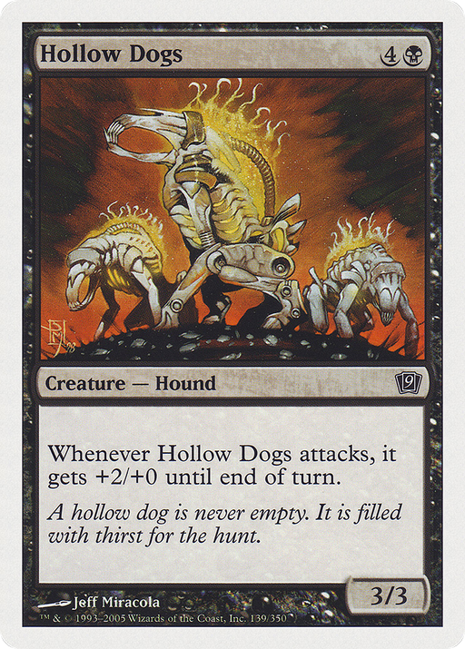 Hollow Dogs (9ED-139) [Ninth Edition] MTG Single Wizards of the Coast