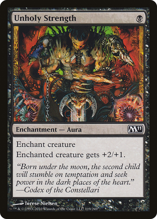 Unholy Strength (M11-119) [Magic 2011] MTG Single Wizards of the Coast