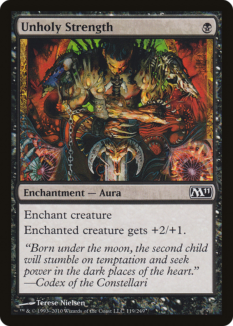 Unholy Strength (M11-119) [Magic 2011] Foil MTG Single Wizards of the Coast