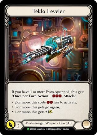 Teklo Leveler [LGS190] (Promo)  Cold Foil Flesh And Blood Single Flesh And Blood   